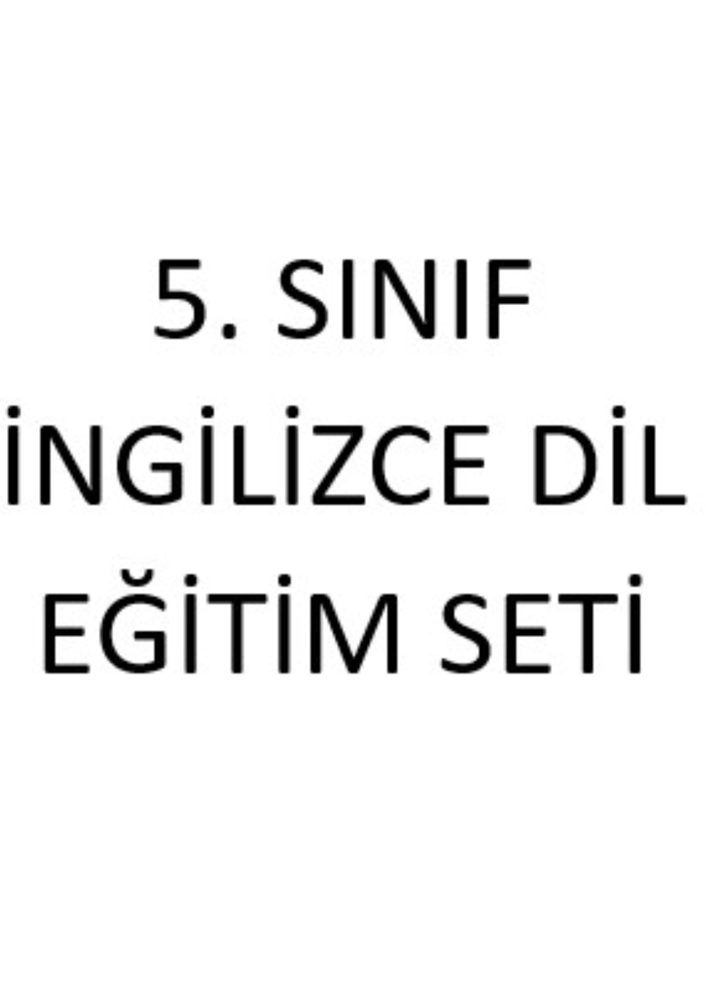 TEVIM2405 5. SINIF İNGİLİZCE EĞİTİM SETİ