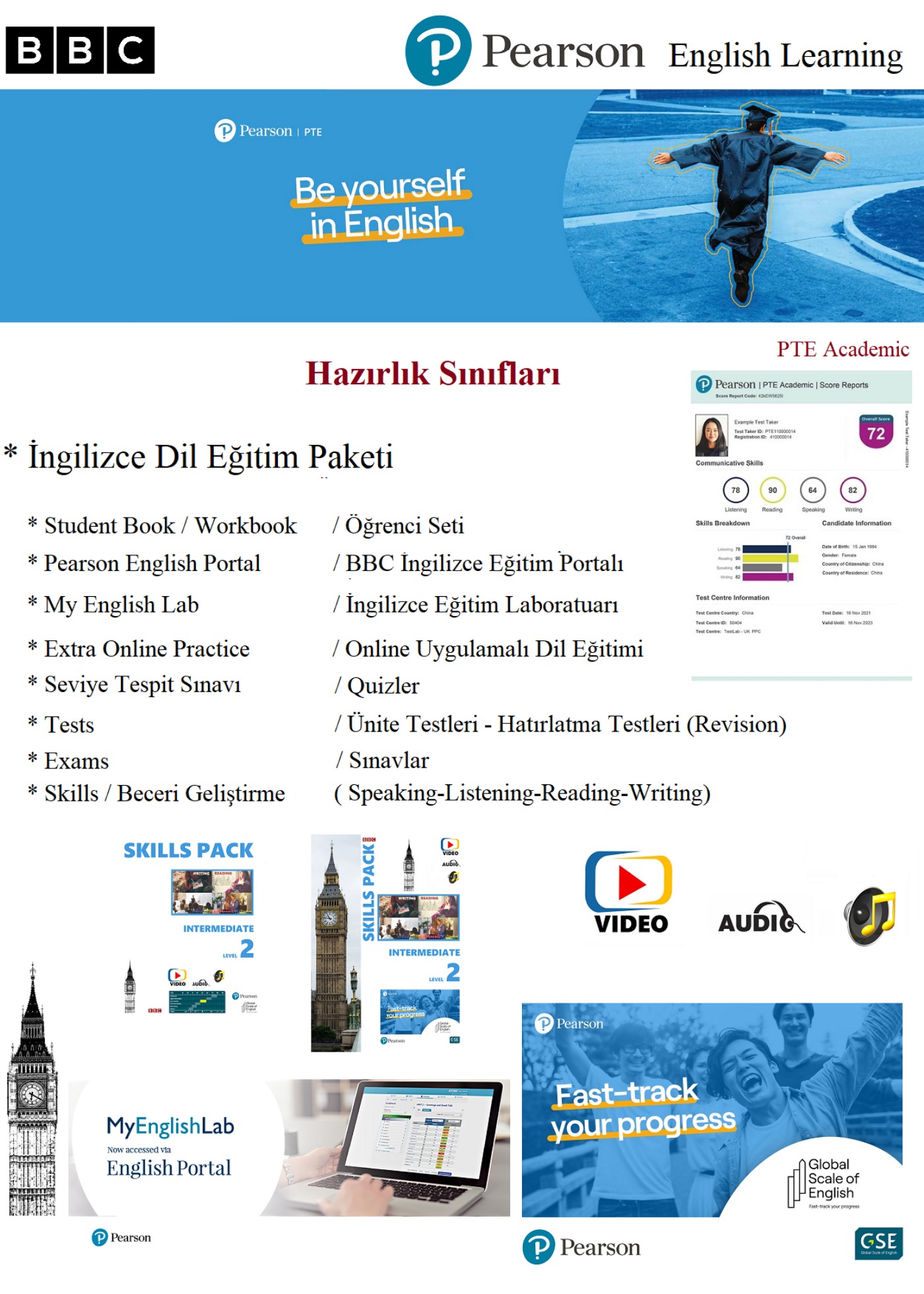 KAANL250H -HAZIRLIK SINIFI İNGİLİZCE DİL EĞİTİM SETİ