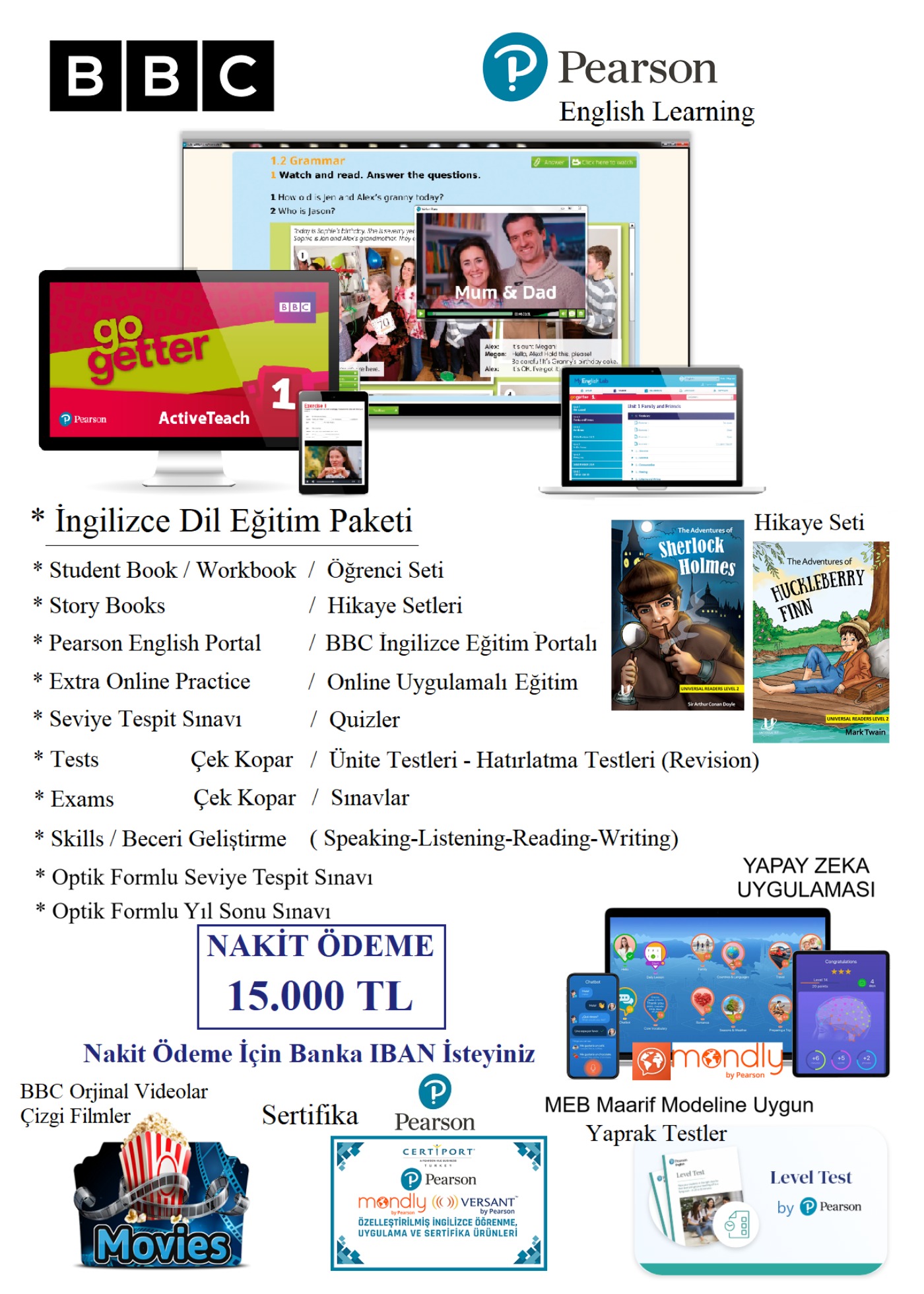 SULMIMSIN2605 - 5. SINIF İNGİLİZCE DİL EĞİTİM PROGRAMI PAKETİ